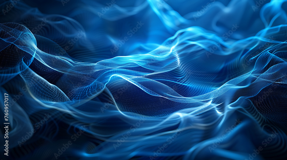 A mesmerizing abstract wireframe futuristic dark blue background, featuring dynamic shapes and vibrant colors, perfect for modern design projects and sci-fi concepts A mesmerizing abstract wireframe futuristic dark blue background, featuring dynamic shapes and vibrant colors, perfect for modern design projects and sci-fi concepts