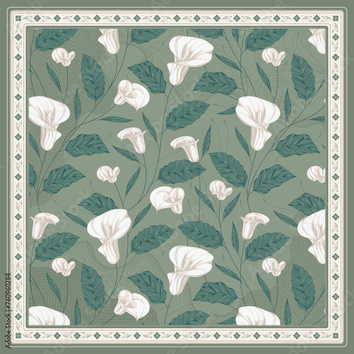 printed hijab scarves design  2
