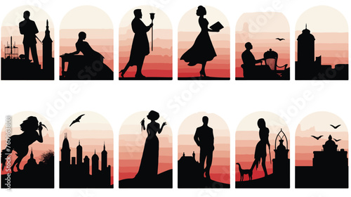 Silhouette Technique Use silhouettes to create bold