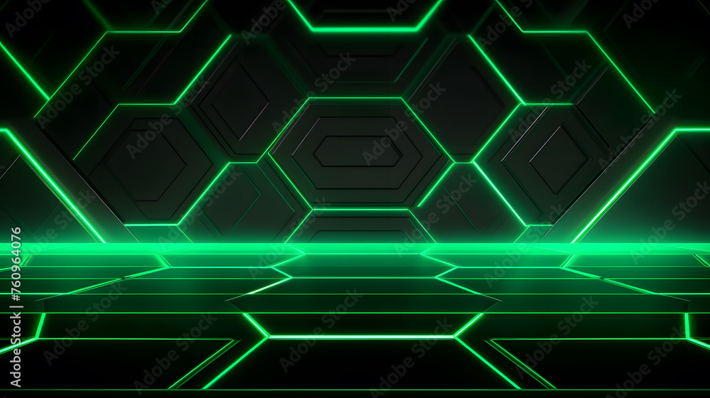 green tech futuristic background with neon light green tech futuristic background with neon light