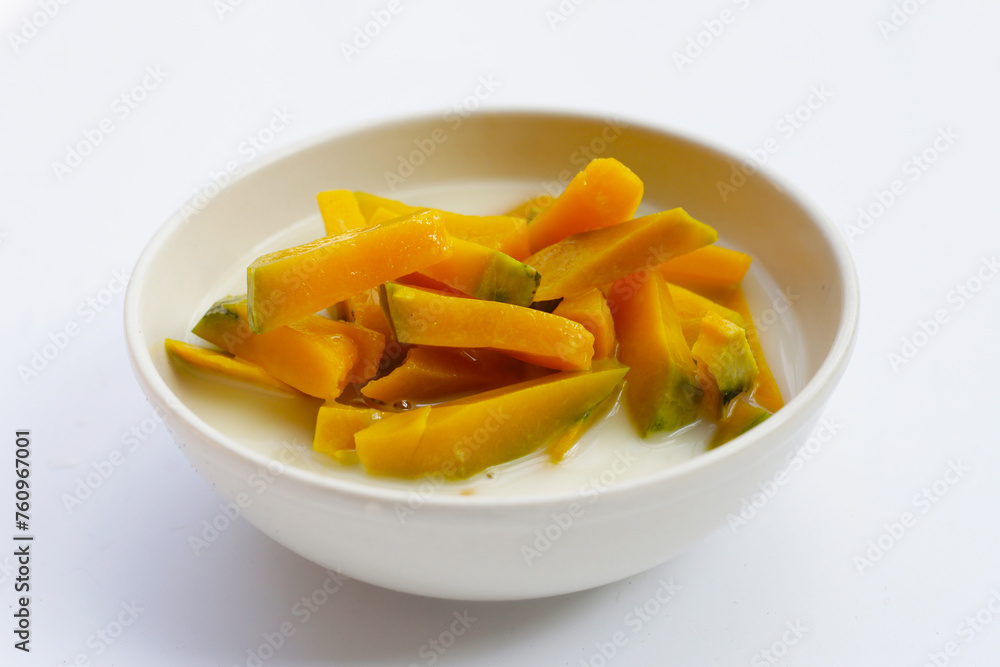 Sweet pumpkin in coconut milk Sweet pumpkin in coconut milk