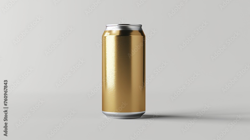 A beer or beverage can label mockup for showcasing brand designs AI generated illustration A beer or beverage can label mockup for showcasing brand designs AI generated illustration