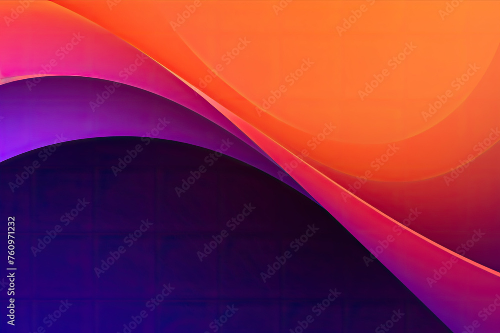 Fototapeta premium Serene Purple and Orange Background Design