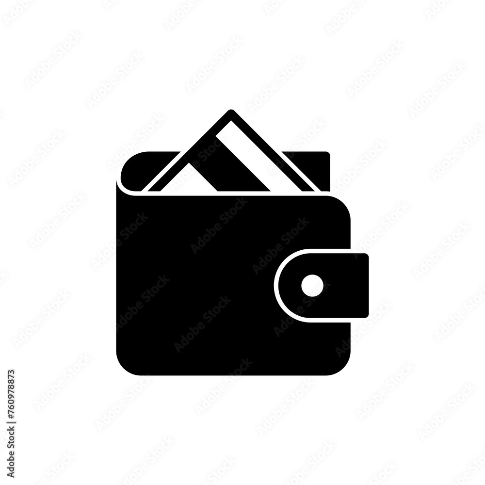 Wallet Icon vector isolated on white background. money wallet icon Wallet Icon vector isolated on white background. money wallet icon