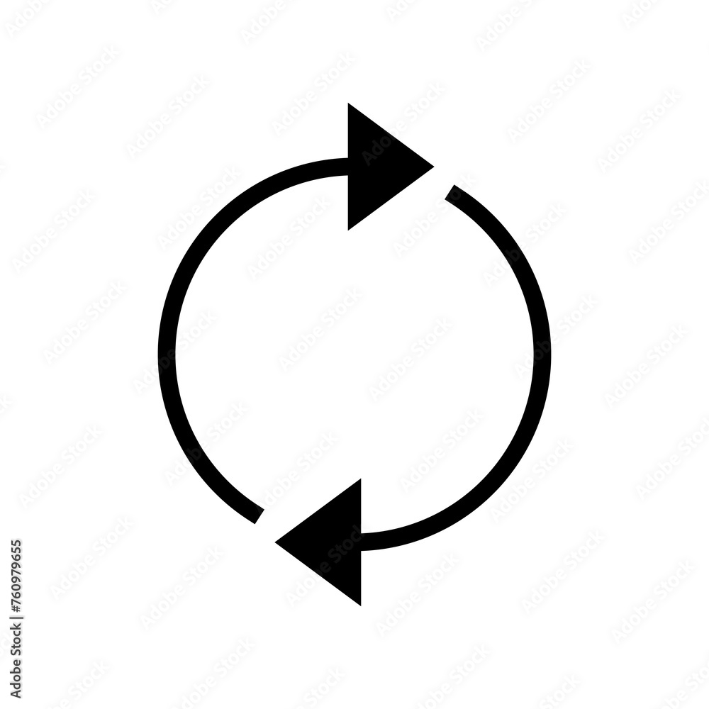 Refresh icon vector isolated on white background. Reload icon vector. Update icon. convert icon Refresh icon vector isolated on white background. Reload icon vector. Update icon. convert icon