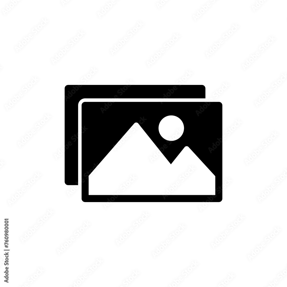 Picture icon vector isolated on white background. Picture vector icon. photo gallery icon vector Picture icon vector isolated on white background. Picture vector icon. photo gallery icon vector