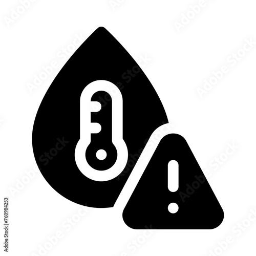 warning glyph icon