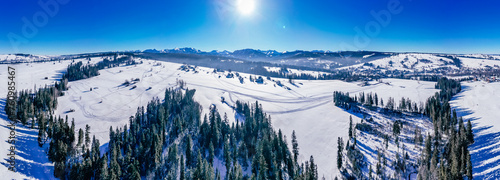 View at Western Tatra Mountains at winter photo