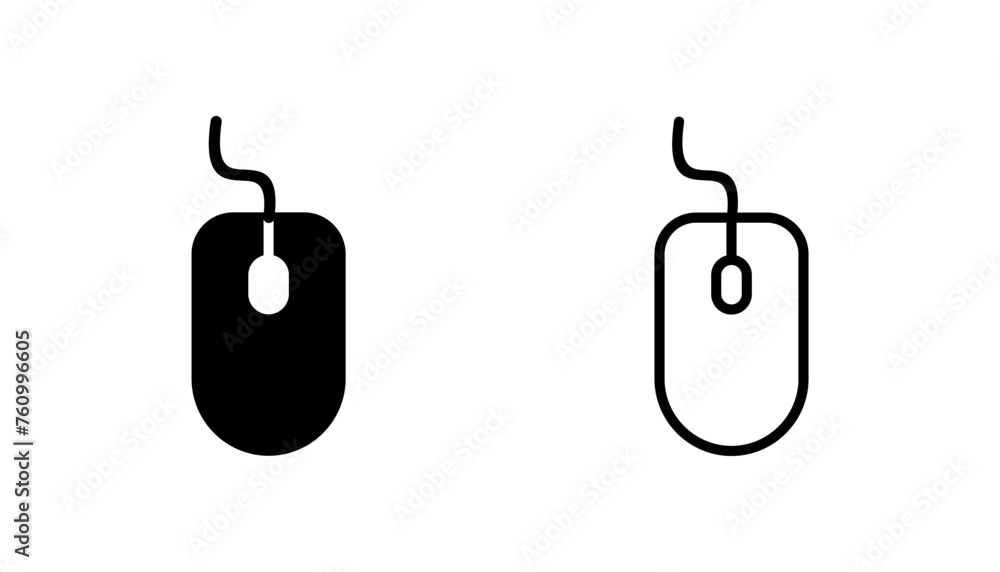 Mouse icon set. click icon vector. pointer icon vector. Mouse icon set. click icon vector. pointer icon vector.