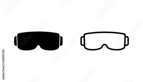 Glasses icon set. Glasses vector icon