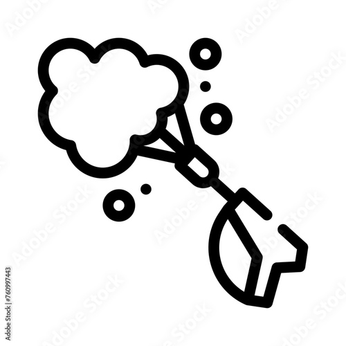 sprayer line icon