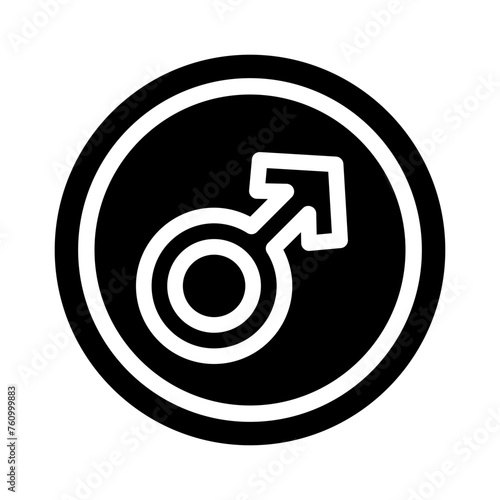 male glyph icon