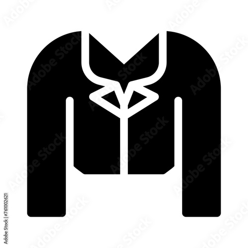 blouse glyph icon
