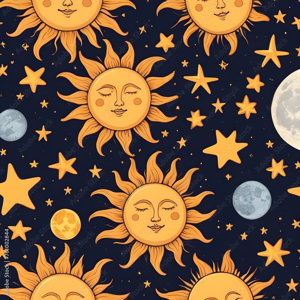 seamless background with stars seamless background with stars