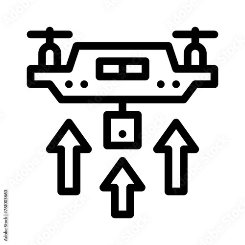 takeoff line icon