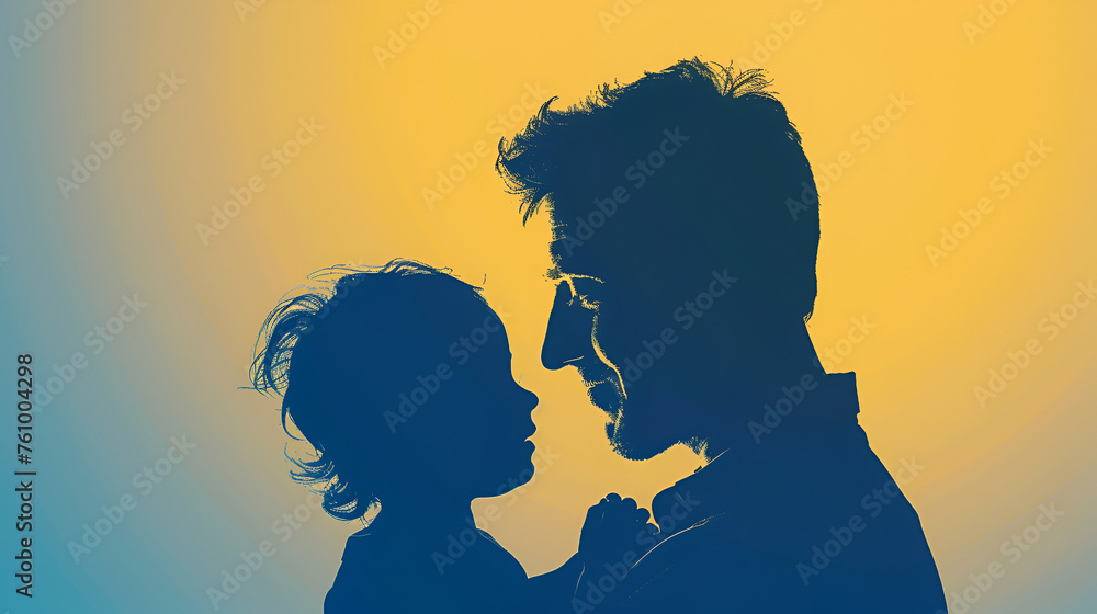 Father's Day digital illustration