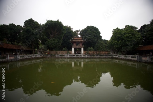 temple of literature Hanoi Vietnam