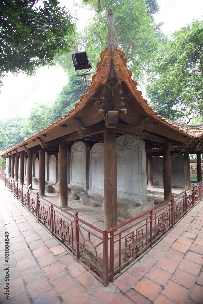 temple of literature Hanoi Vietnam
