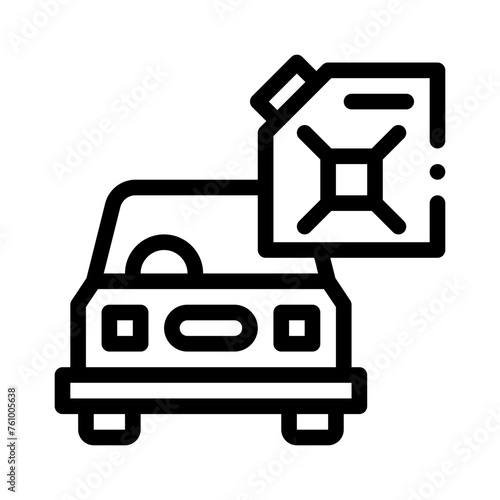 jerrycan line icon