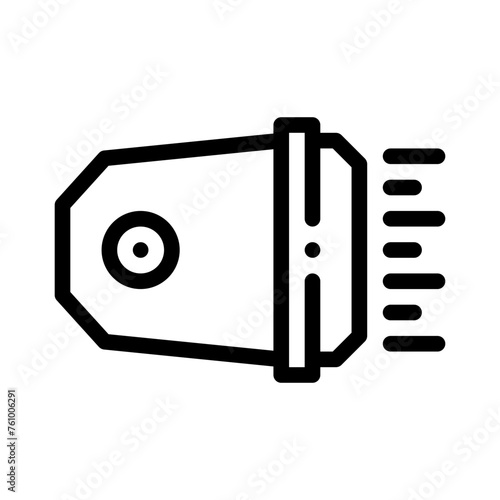 headlight line icon