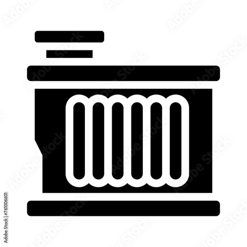 radiator glyph icon