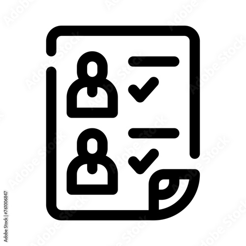 list line icon