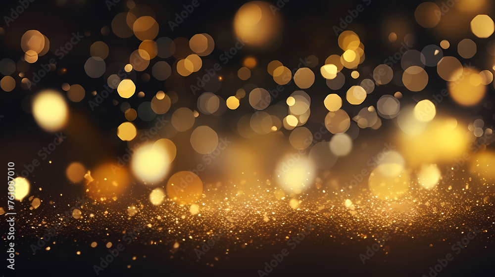 Luxurious golden bokeh background Luxurious golden bokeh background