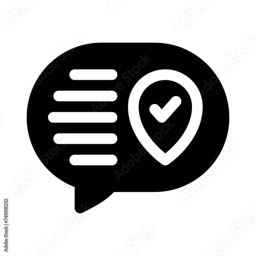 communications glyph icon