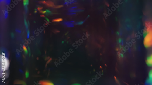Fototapeta Naklejka Na Ścianę i Meble -  Colored Holographic Rainbow Flares - Mesmerizing Photo Overlay for Vibrant Designs
