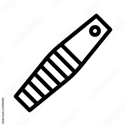 nail file line icon