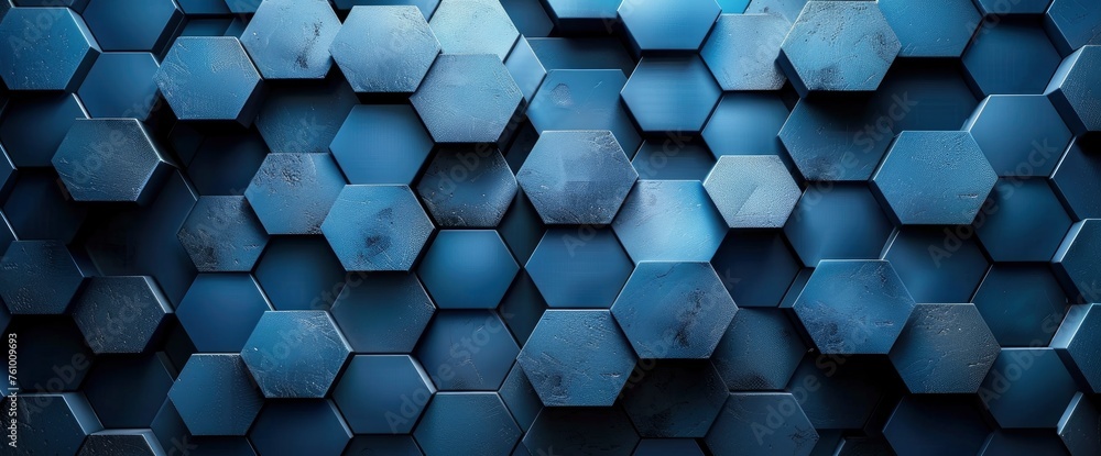 dark blue hexagon technology futuristic abstract modern background blue ...