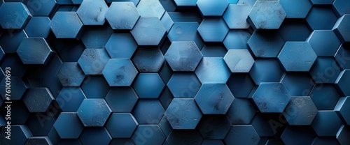 dark blue hexagon technology futuristic abstract modern background blue honeycomb, Desktop Wallpaper Backgrounds, Background HD For Designer