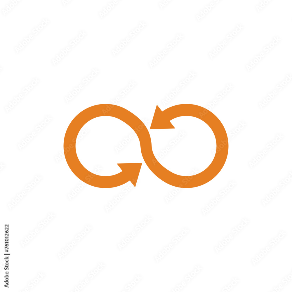 Infinity symbol logo icon design template elements. Suitable for web apps, mobile apps, and company identity. Infinity symbol logo icon design template elements. Suitable for web apps, mobile apps, and company identity.