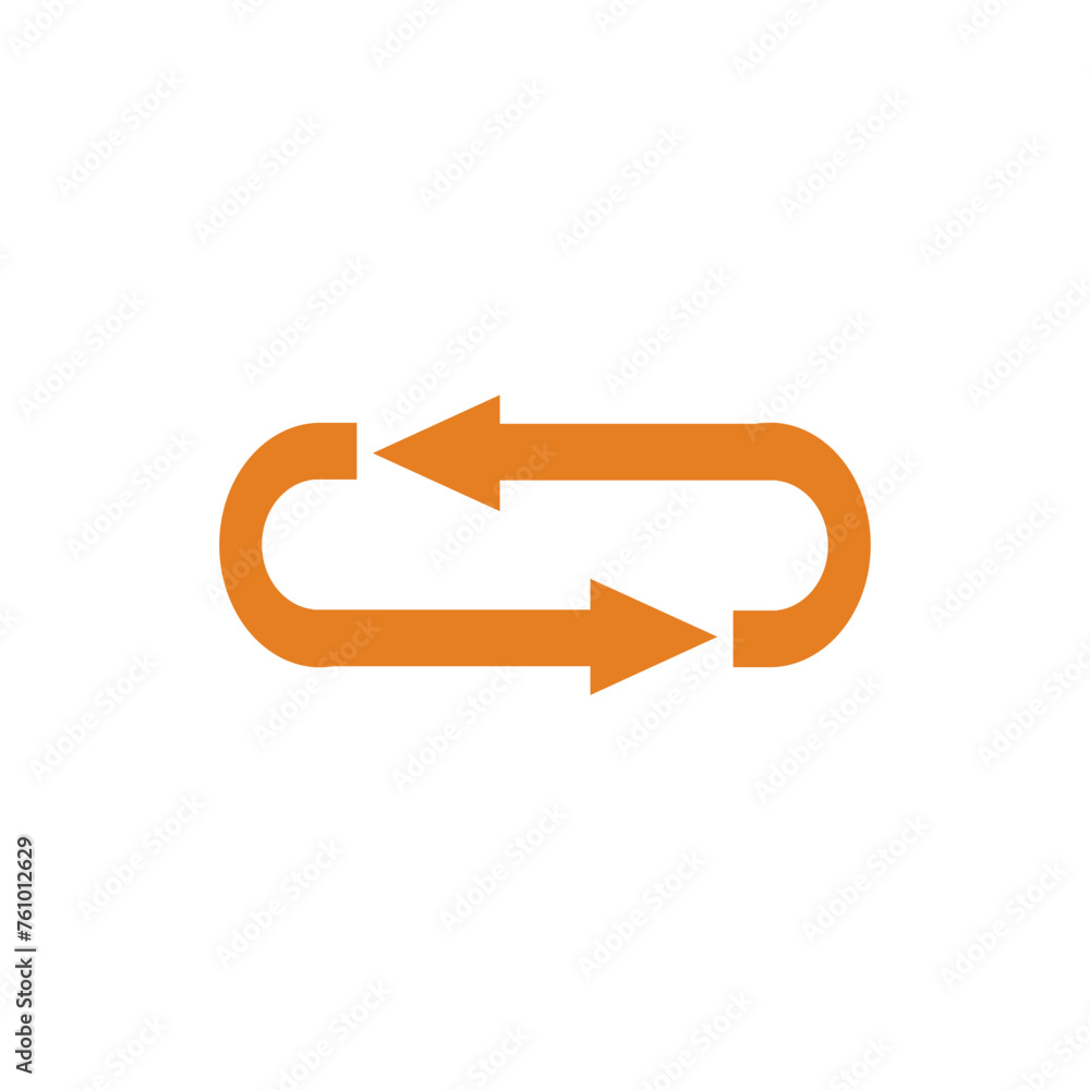 A Refresh icon, looping, and reload symbol. Vector illustration. Suitable for media user interface, and also buttons. A Refresh icon, looping, and reload symbol. Vector illustration. Suitable for media user interface, and also buttons.