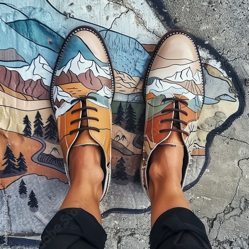 A pair of shoes that take you wherever you wish to go photo