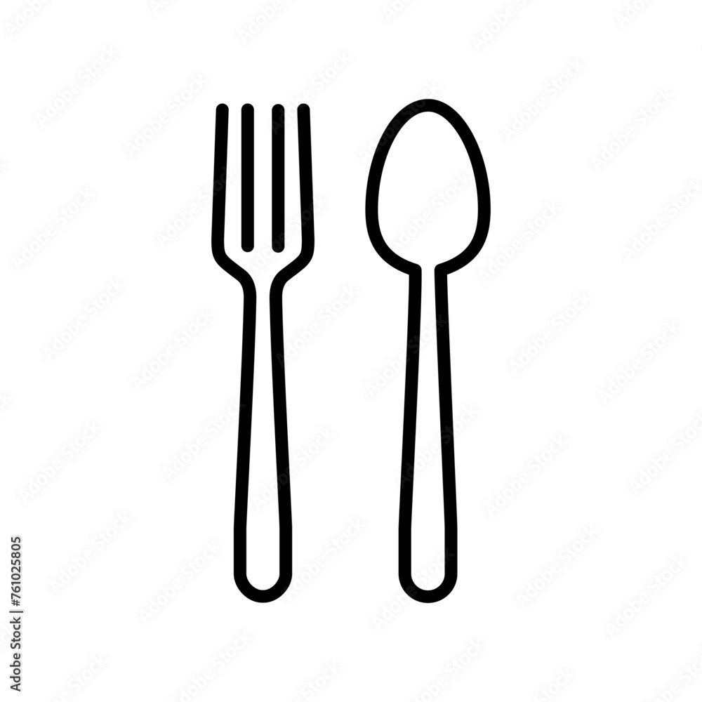 Spoon and Fork icon Spoon and Fork icon