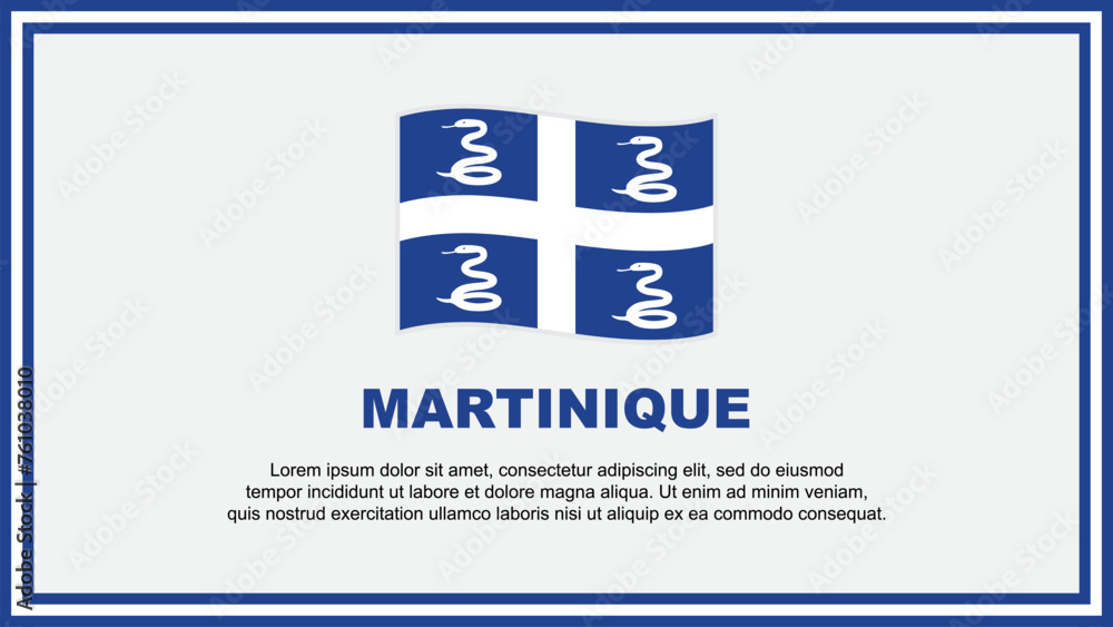 Martinique Flag Abstract Background Design Template. Martinique Independence Day Banner Social Media Vector Illustration. Martinique Banner Martinique Flag Abstract Background Design Template. Martinique Independence Day Banner Social Media Vector Illustration. Martinique Banner
