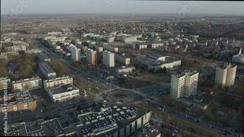 Beautiful Panorama Swidnik Aerial View Poland