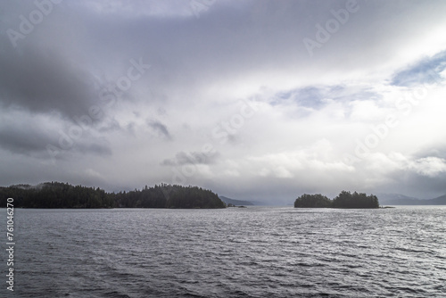 clouds over the sea