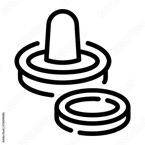 air hockey Line Icon