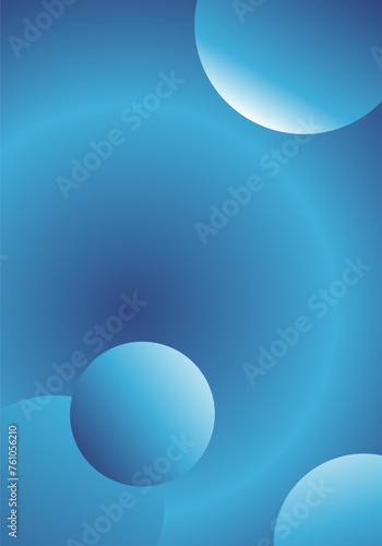 Abstract circle waves background  gradient background template.