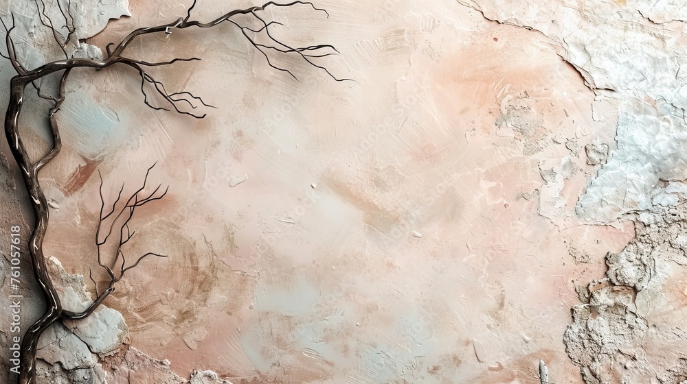 gradient background with dry branches