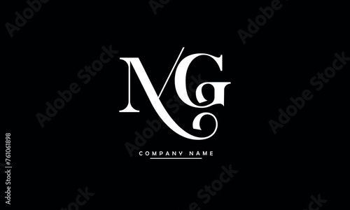 MG, GM, M, G Abstract Letters Logo Monogram