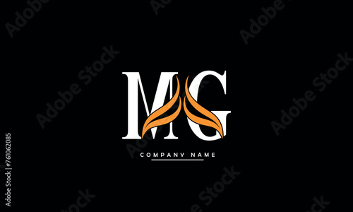 MG, GM, M, G Abstract Letters Logo Monogram