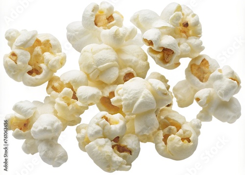 popcorn isolated on white