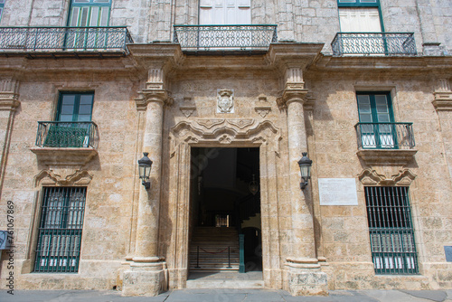 Photography Palacio de los Capitanes Generales on Calle Mercaderes Street at Calle Obispo Street in Old Havana (La Habana Vieja), Cuba
