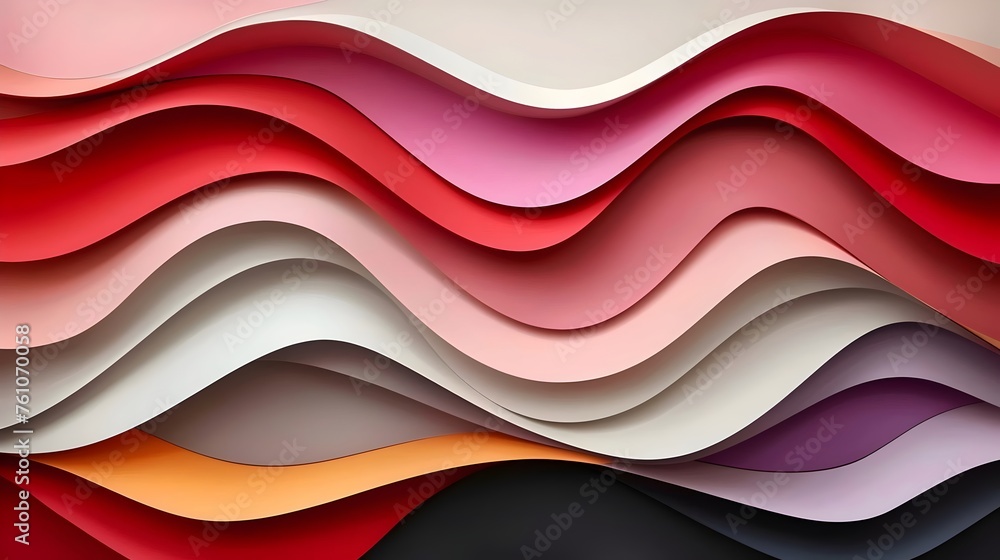 Abstract Colorful Wavy Layers Background Abstract Colorful Wavy Layers Background