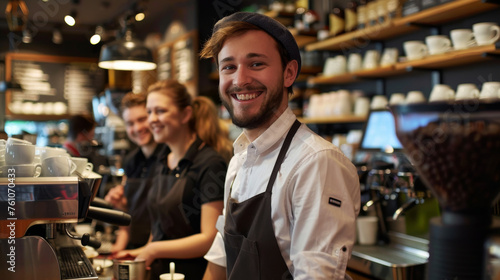 A smile from the barista at the coffee shop