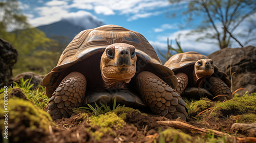 Tortoise Titans of the Galapagos: Reserva El Chato's Majestic Inhabitants