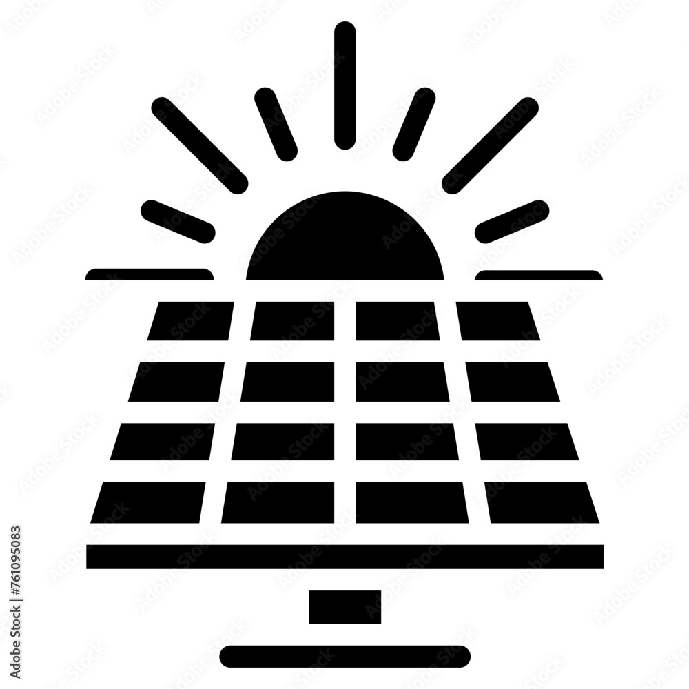 Solar Panel glyph icon, related to ecology and environment theme. use for modern concept, UI or UX kit, app and web development. Solar Panel glyph icon, related to ecology and environment theme. use for modern concept, UI or UX kit, app and web development.
